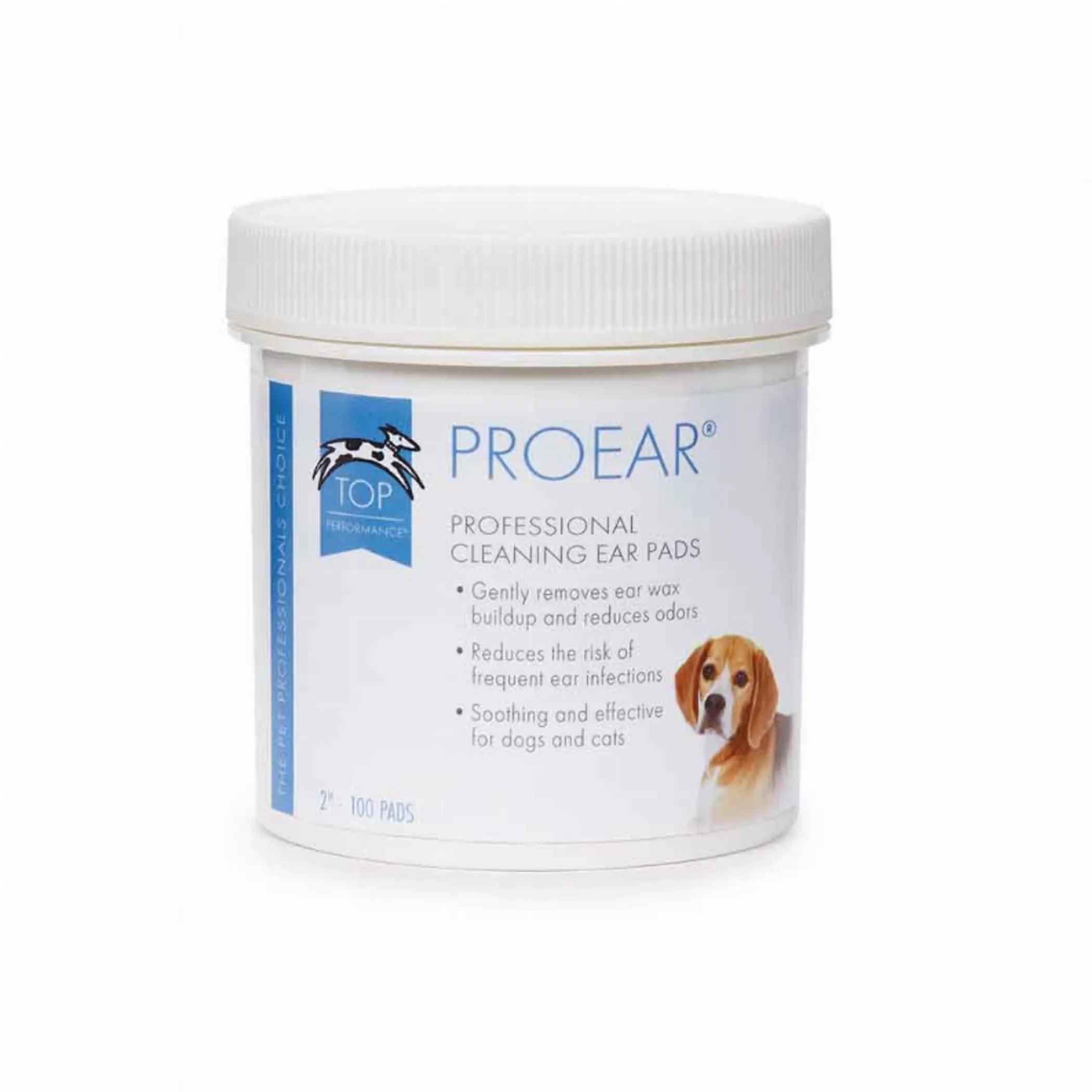 ProEar professional pet cleaning ear pads container