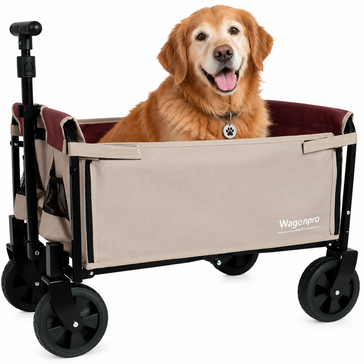 WAGONPRO All-In-One Folding Pet Wagon - 360lb capacity - 4 colors