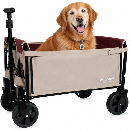 WAGONPRO All-In-One Folding Pet Wagon - 360lb capacity - 4 colors