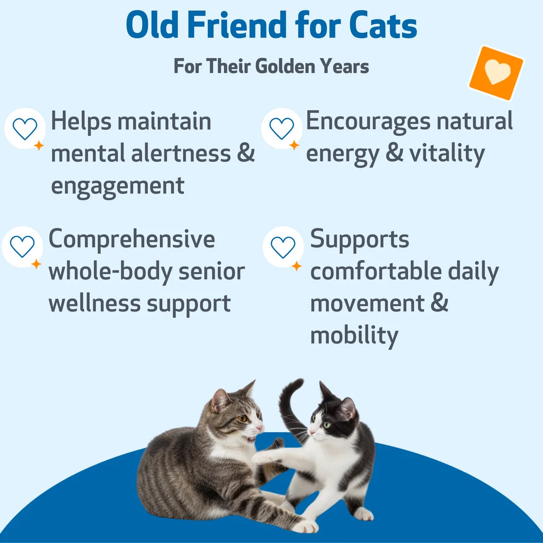 Old Friend - Immune System & Joint Health for Senior Cats