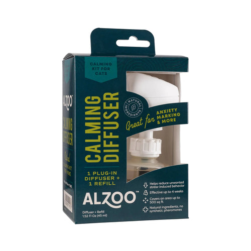 ALZOO calming diffuser kit for cats packaging 