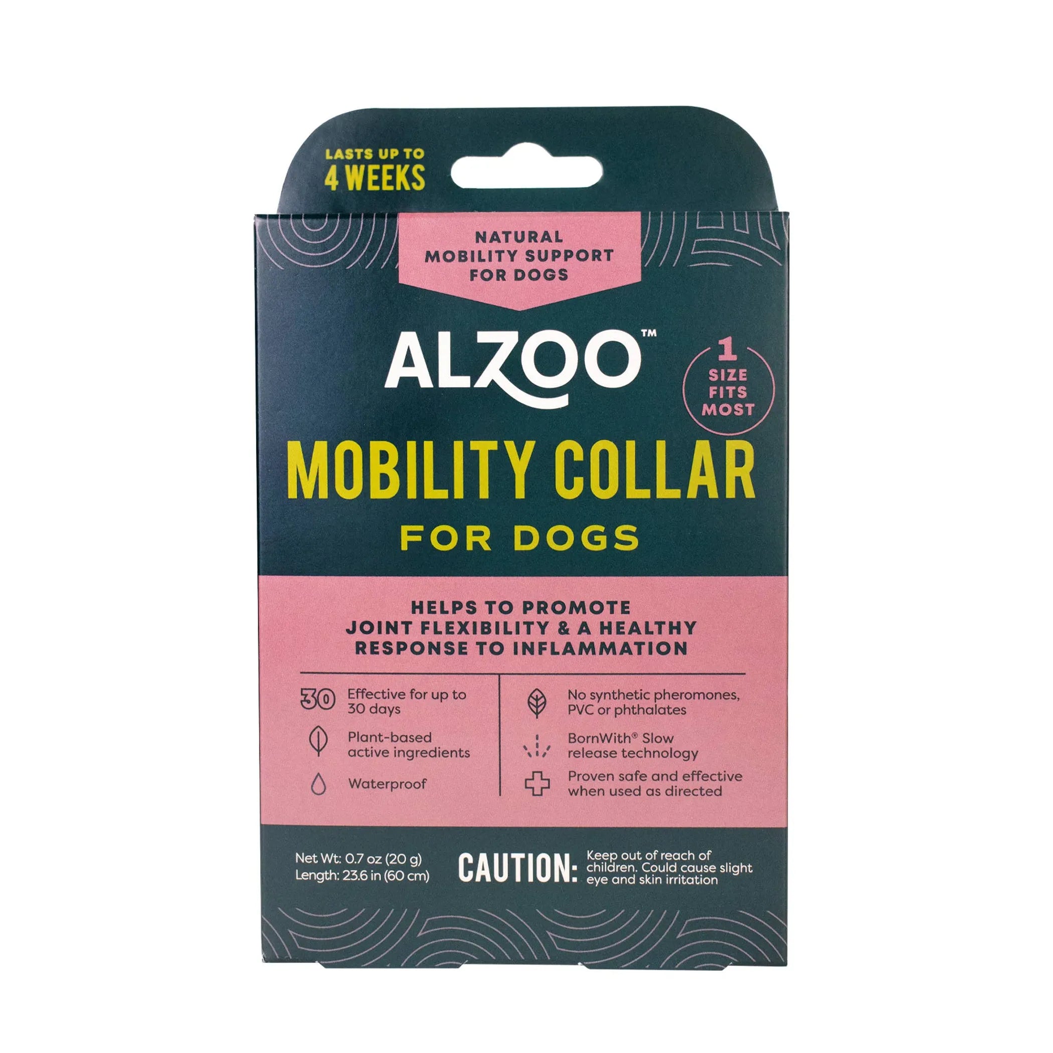 Alzoo Mobility Collar packaging for dogs