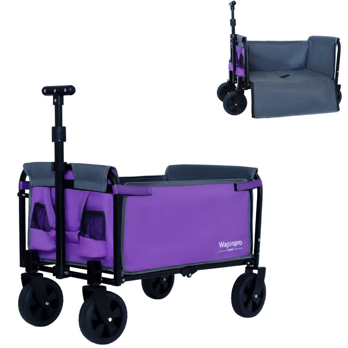 WAGONPRO All-In-One Folding Pet Wagon - 360lb capacity - 4 colors
