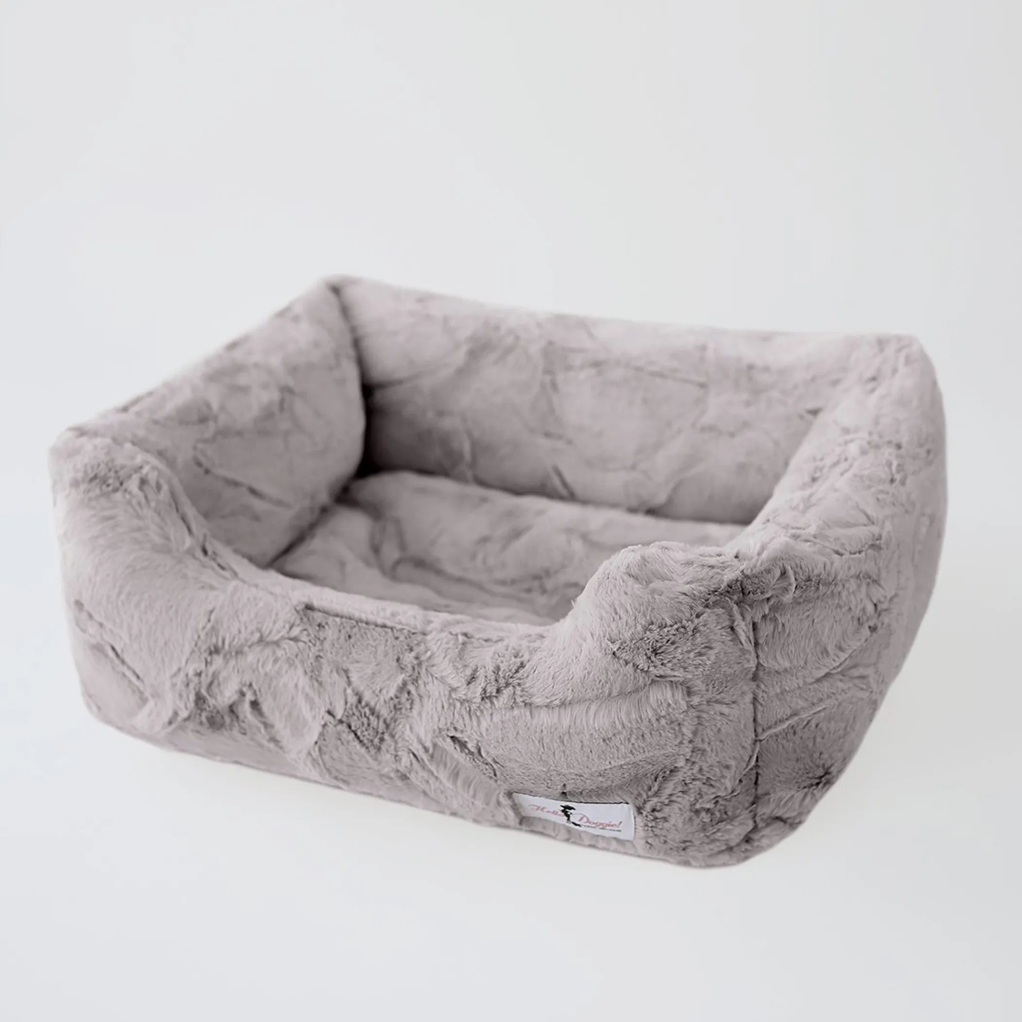 Fluffy pet bed - gray - from Hello Doggie