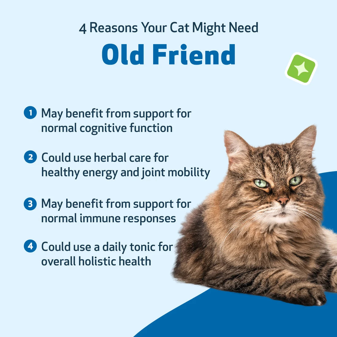 Old Friend - Immune System & Joint Health for Senior Cats