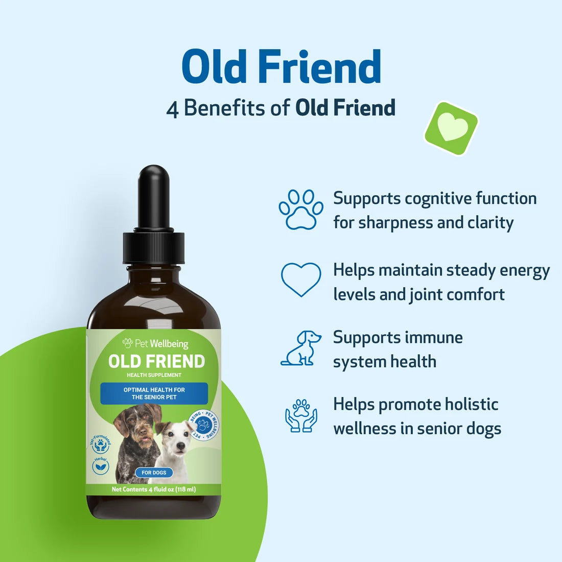 Old Friend - Immune System & Joint Health for Senior Dogs
