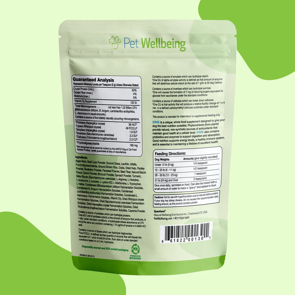 SPARK - Daily Nutritional Greens Supplement for Dogs