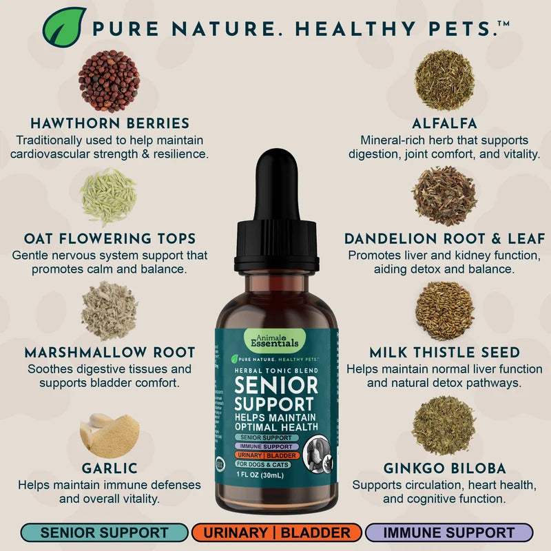 Senior Support Herbal Tonic Blend | Helps Maintain Optimal Health