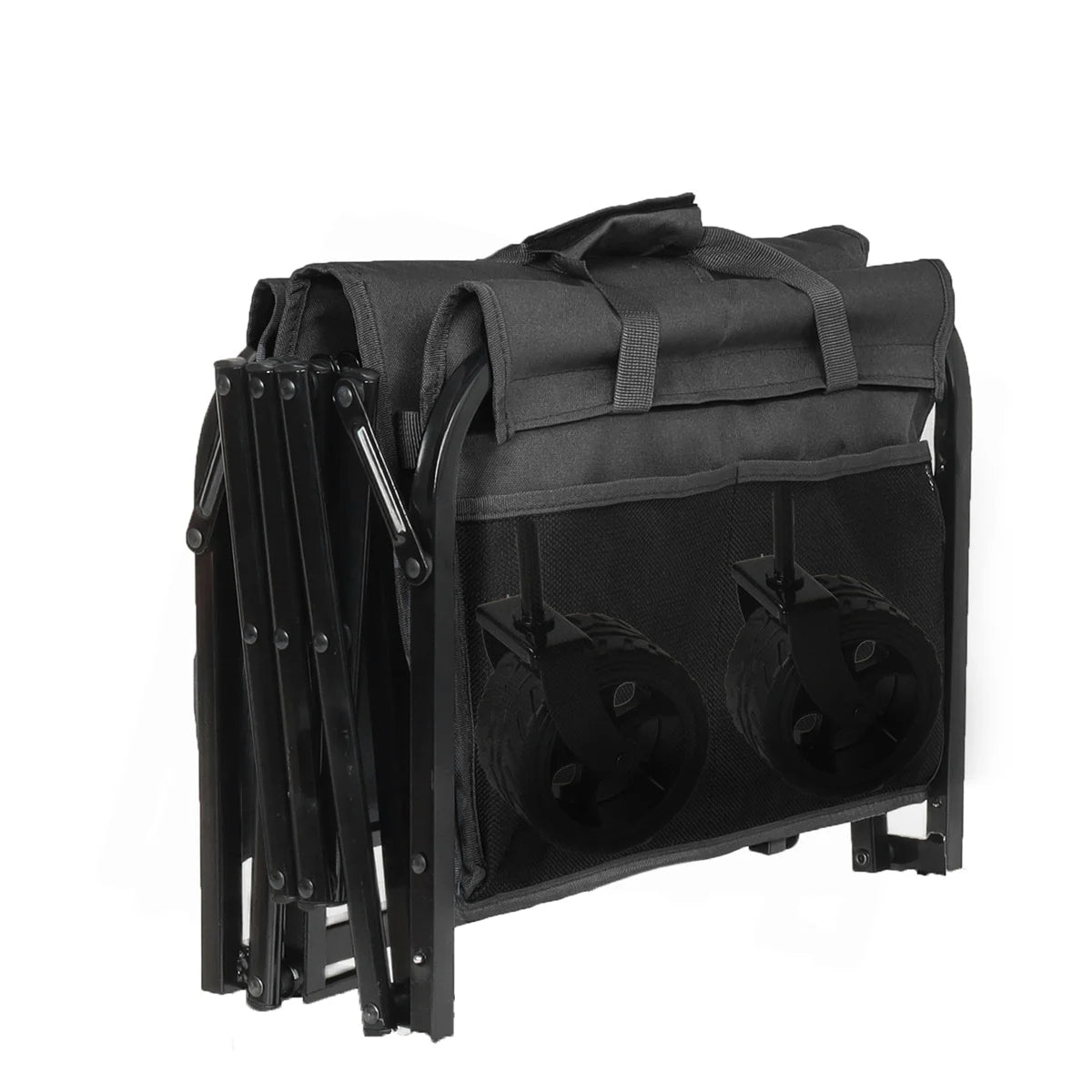 WagonPro 5x2 Wide Wheels- Expandable Dual- Layer Utility Wagon - 220lbs Capacity
