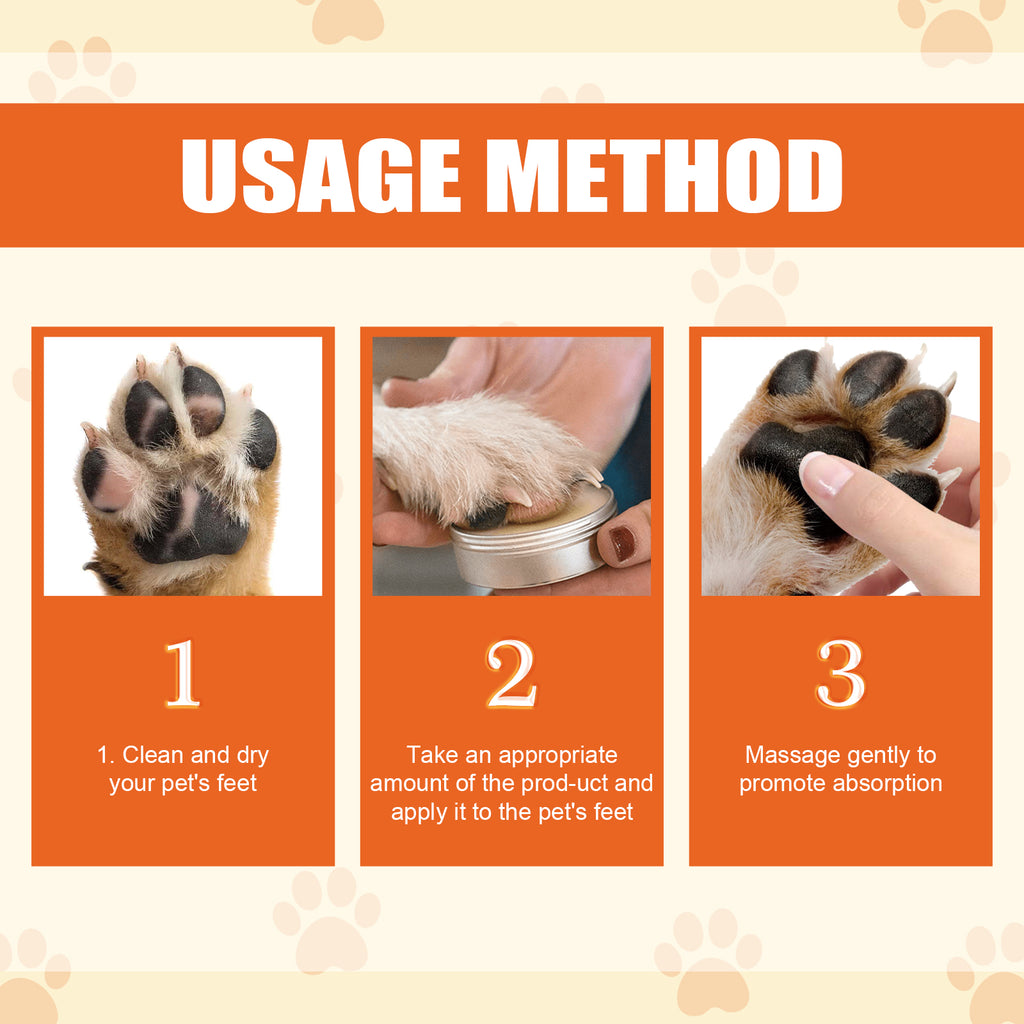 Instructions for using Yegbong Paw Balm
