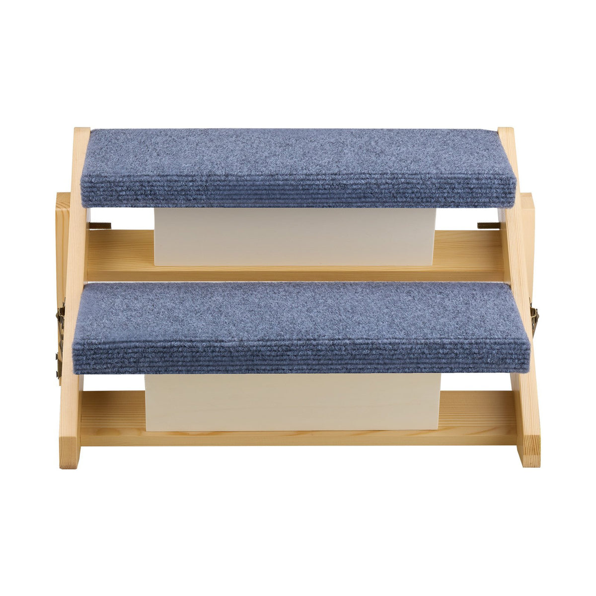 Vevor Wood 2-Step Dog Stairs For Beds, Sofa & Cars, 110lbs Load Capacity